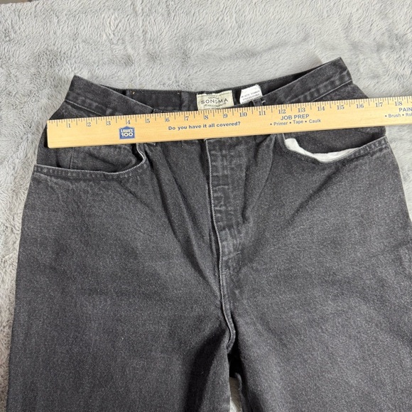 Sonoma Black High Rise Jeans with Tapered Leg - Picture 8 of 11